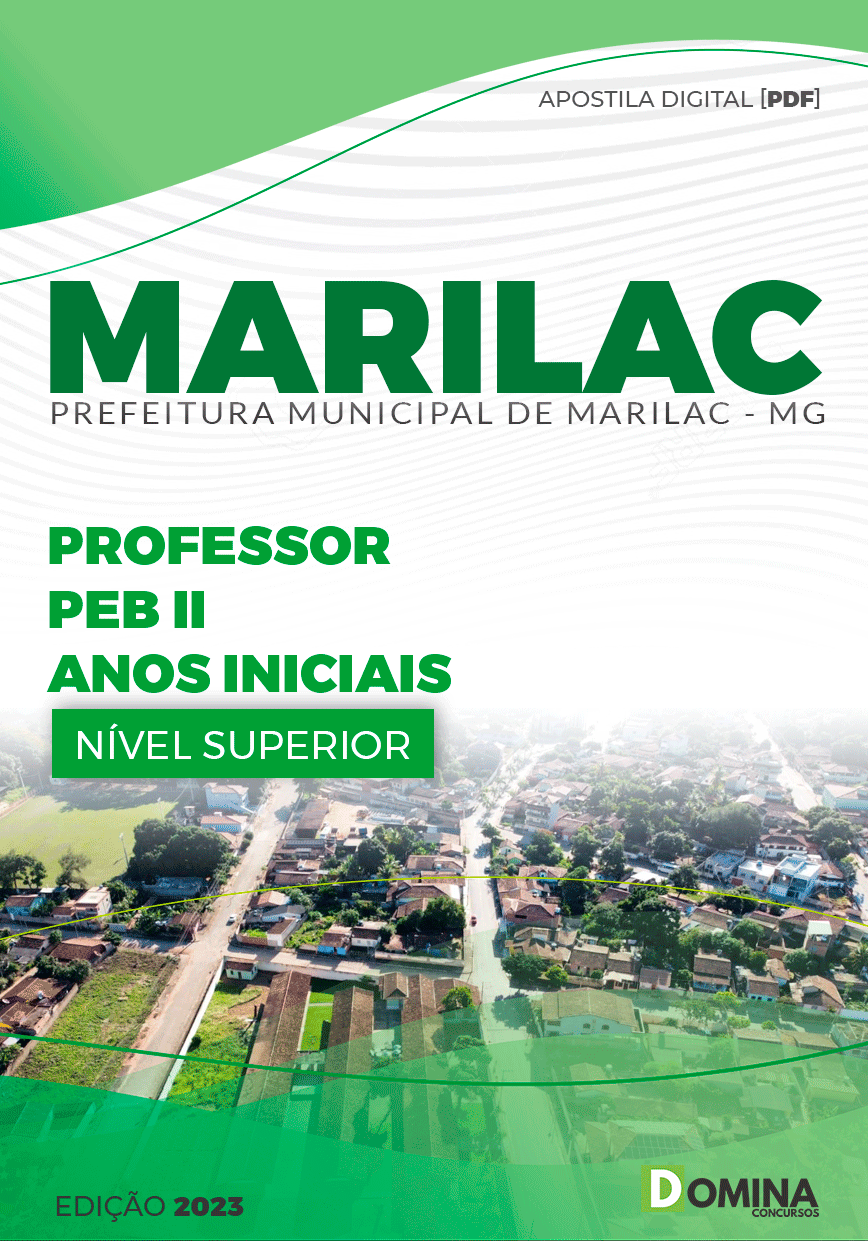 Apostila Pref Marilac MG 2023 Professor PEB II Anos Iniciais