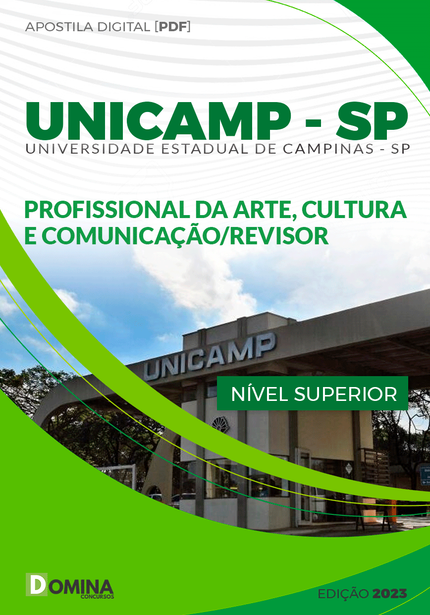 UNICAMP SP 2023 Profissional da Arte Cultura Comunicação