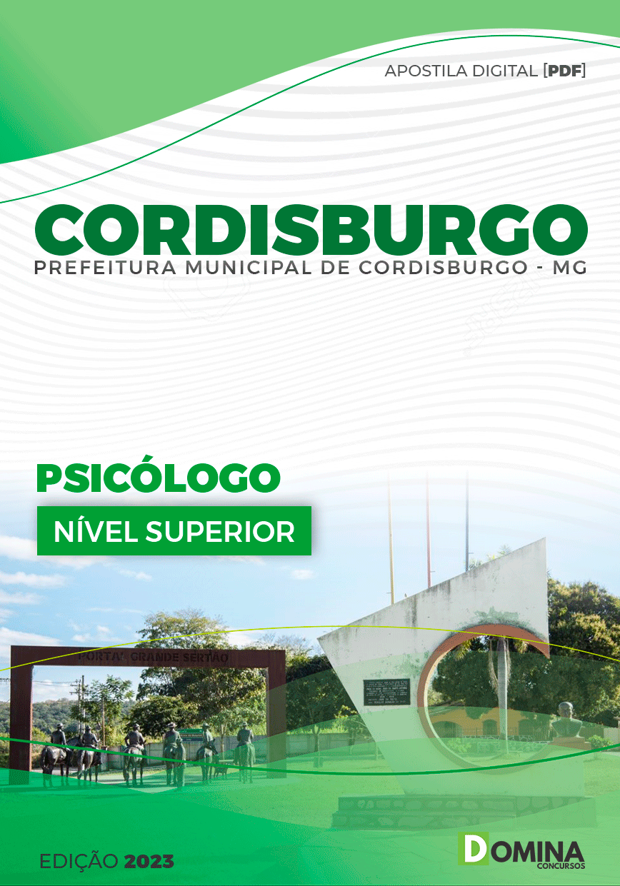 Apostila Pref Cordisburgo MG 2024 Psicólogo