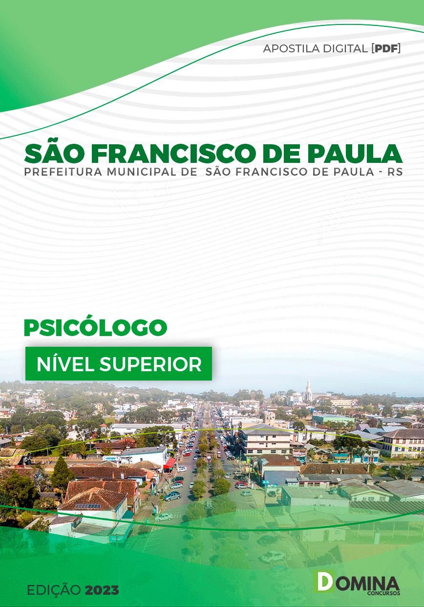 Pref São Francisco Paula RS 2023 Psicólogo
