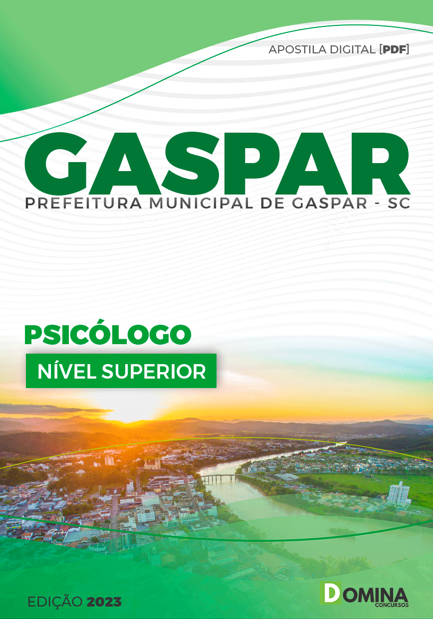 Apostila Pref Gaspar SC 2023 Psicólogo