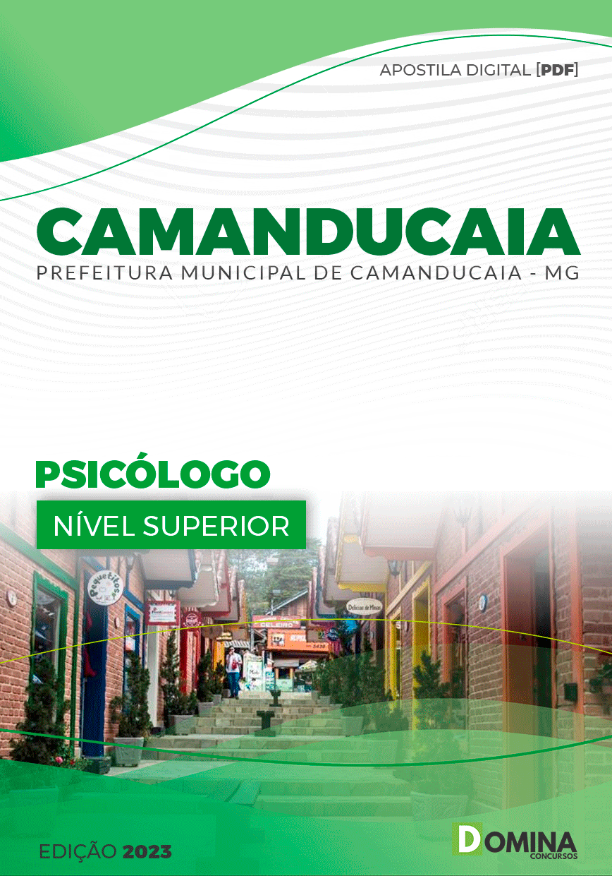 Apostila Pref Camanducaia MG 2024 Psicólogo