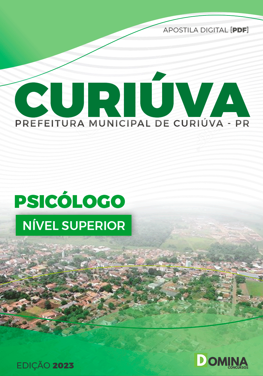 Apostila Concurso Pref Curiúva PR 2023 Psicólogo