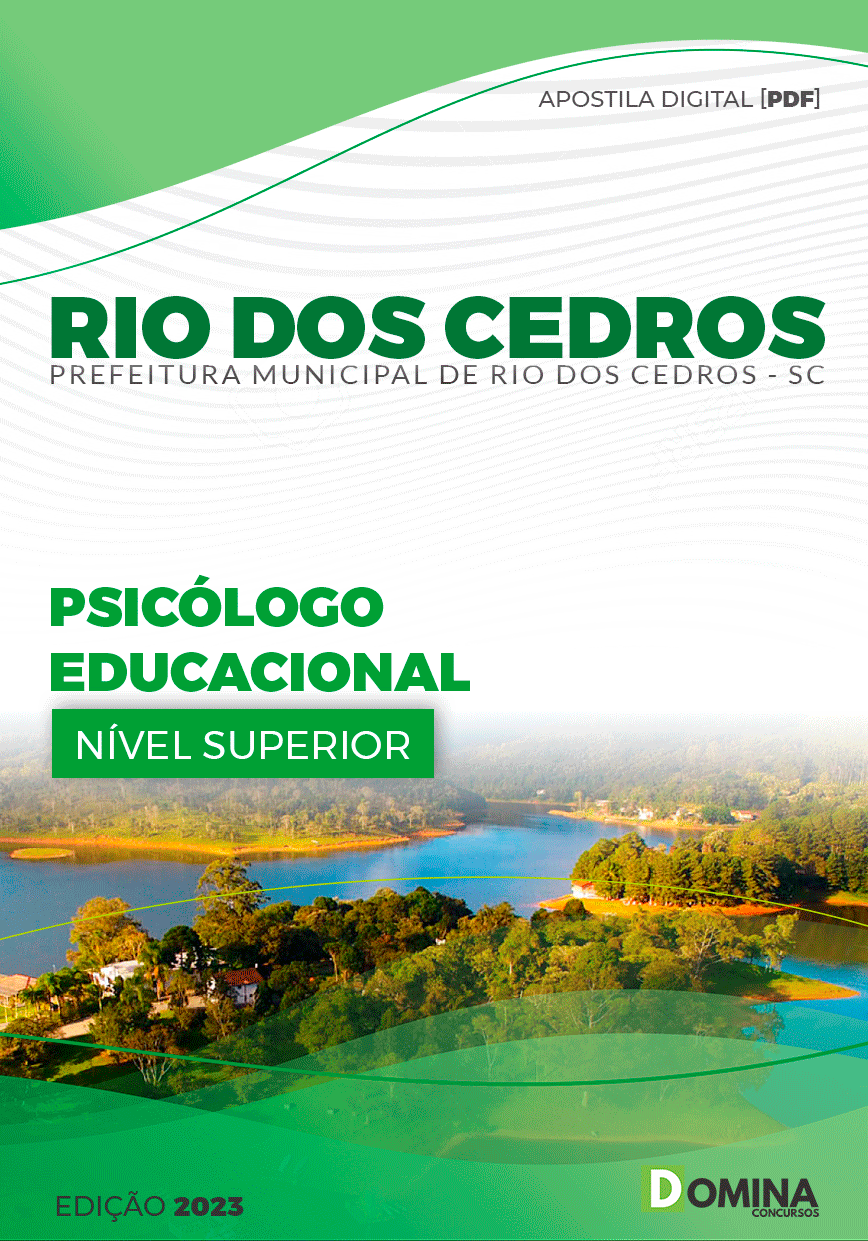 Apostila Pref Rio dos Cedros SC 2023 Psicólogo Educacional