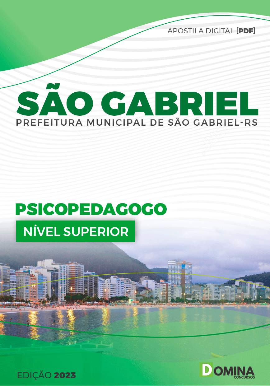 Apostila Pref São Gabriel RS 2023 Psicopedagogo