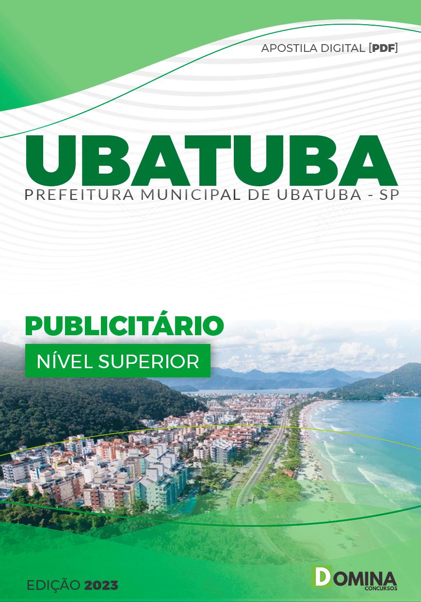 Apostila Concurso Pref Ubatuba SP 2023 Publicitário