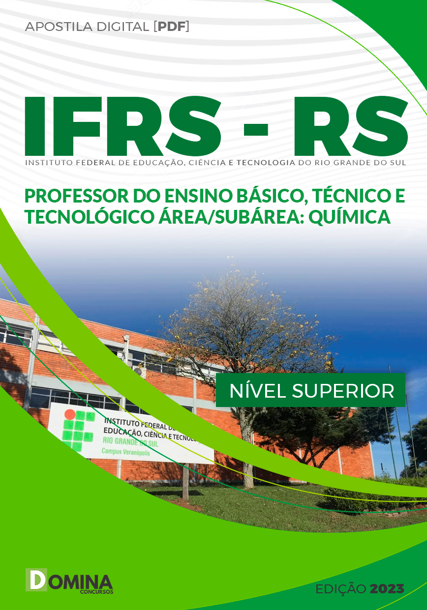 Apostila Concurso IFRS RS 2023 Professor Química