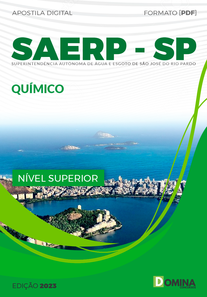 Apostila Concurso SAERP SP 2023 Químico