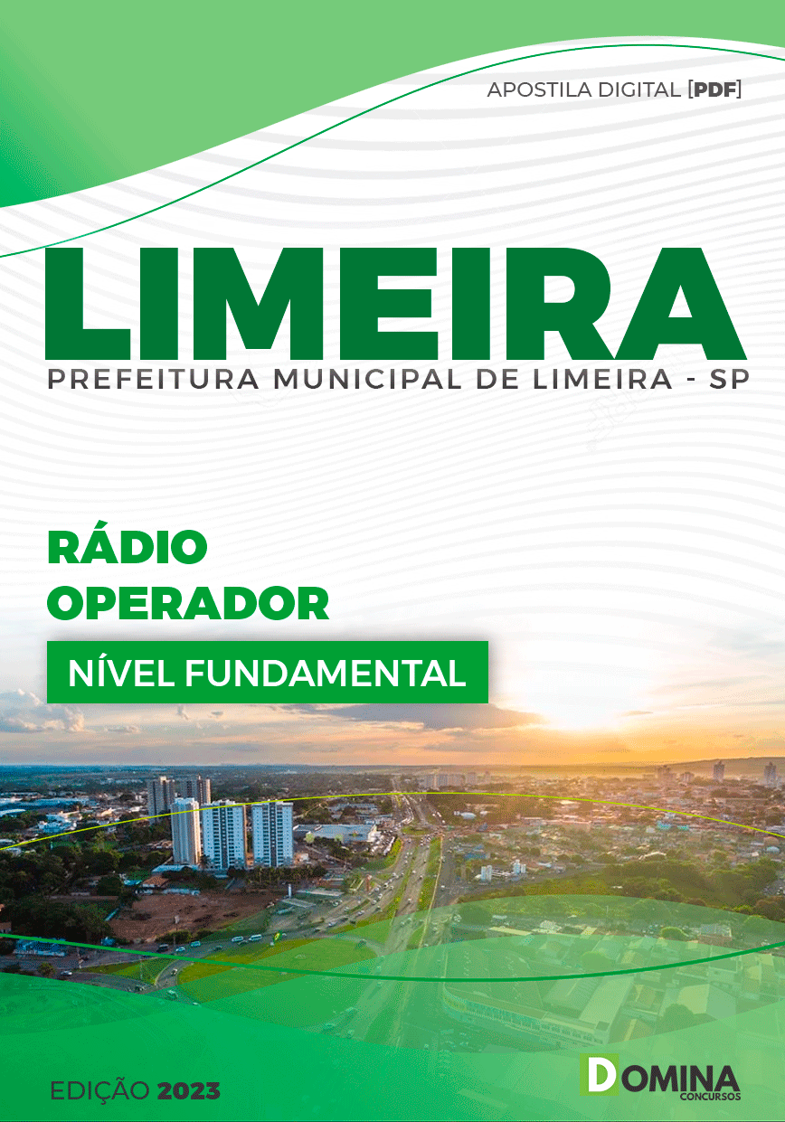 Apostila Concurso Pref Limeira SP 2023 Rádio Operador