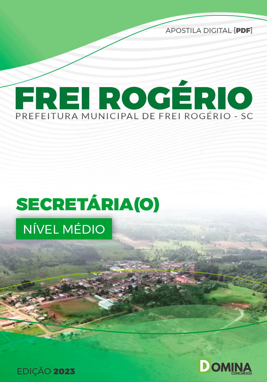 Apostila Pref Frei Rogério SC 2023 Secretária
