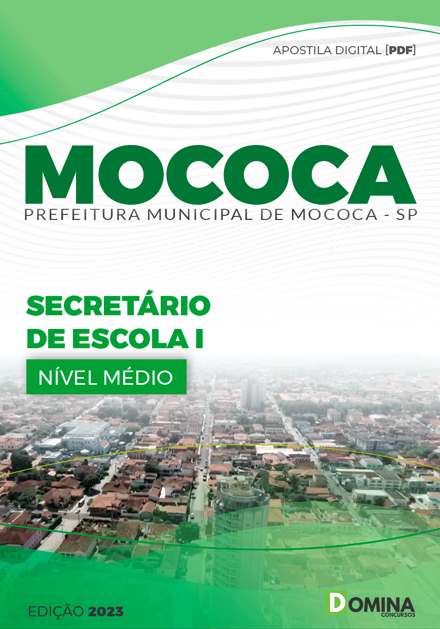 Apostila Pref Mococa SP 2023 Secretário de Escola