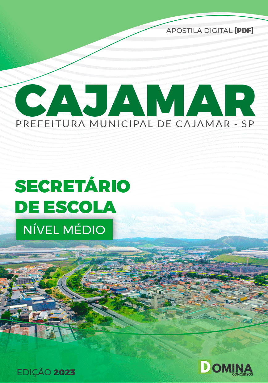 Apostila Pref Cajamar SP 2023 Secretário de Escola
