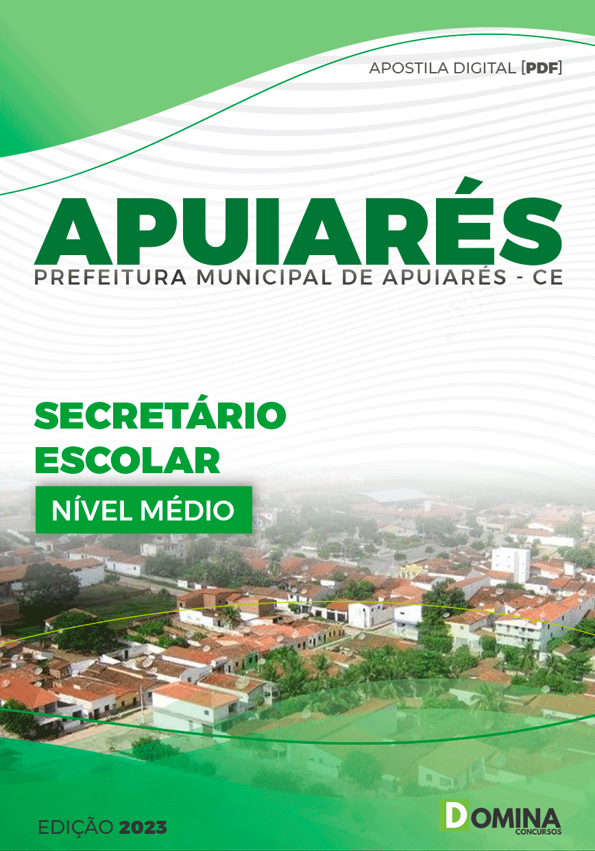 Apostila Concurso Pref Apuiarés CE 2023 Secretário Escolar