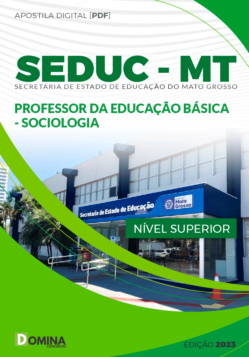 Apostila SEDUC MT 2023 Professor Sociologia