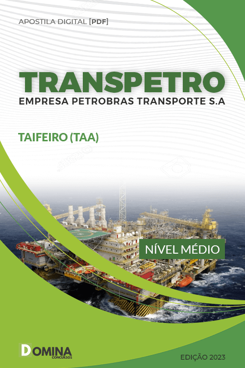 Capa Apostila Concurso Transpetro 2023 Taifeiro TAA