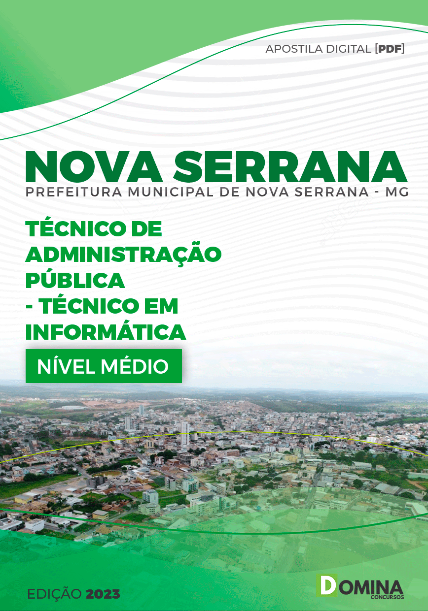 Apostila Pref Nova Serrana MG 2024 Técnico Administração Pública