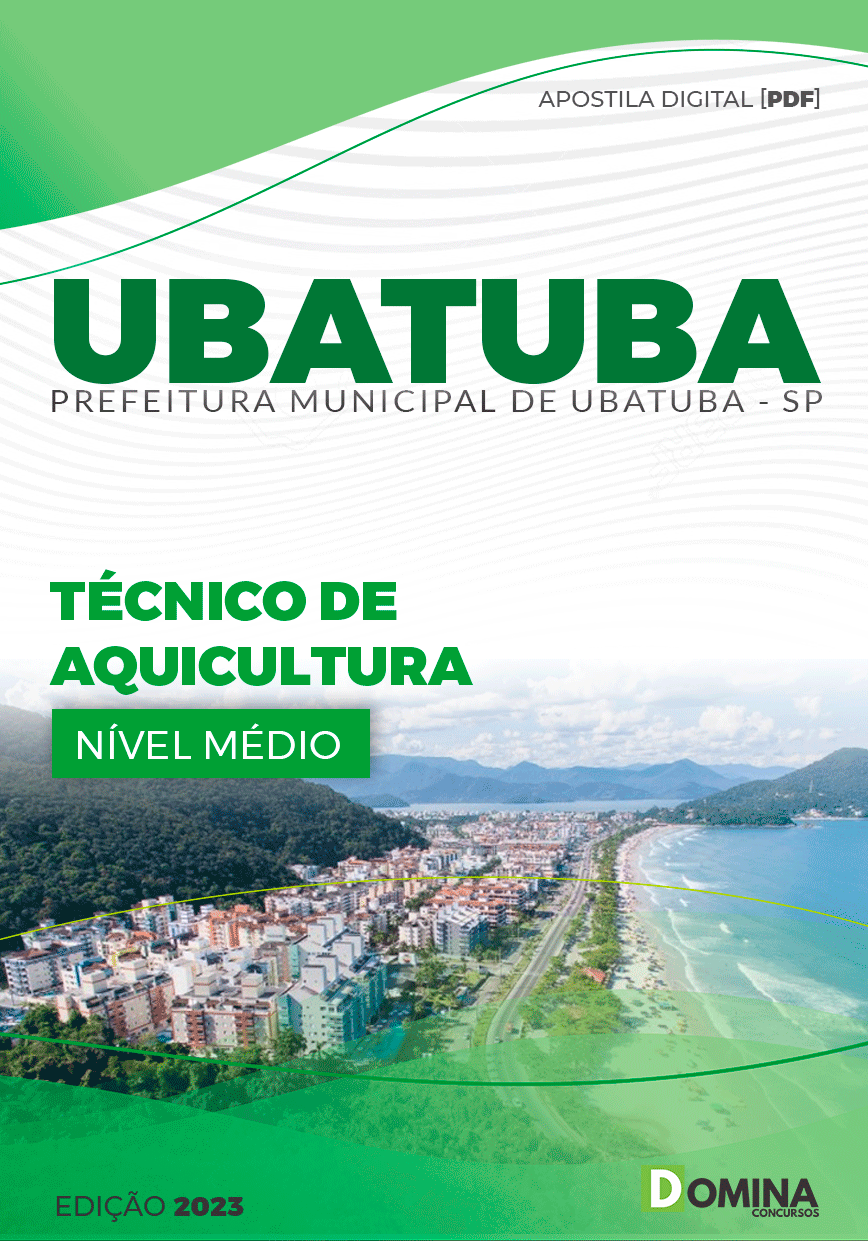 Apostila Concurso Pref Ubatuba SP 2023 Técnico Aquicultura