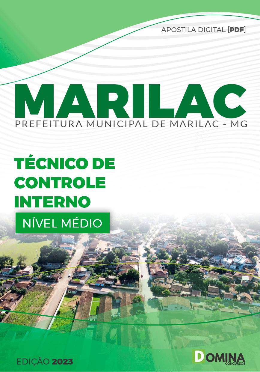 Apostila Pref Marilac MG 2023 Técnico de Controle Interno
