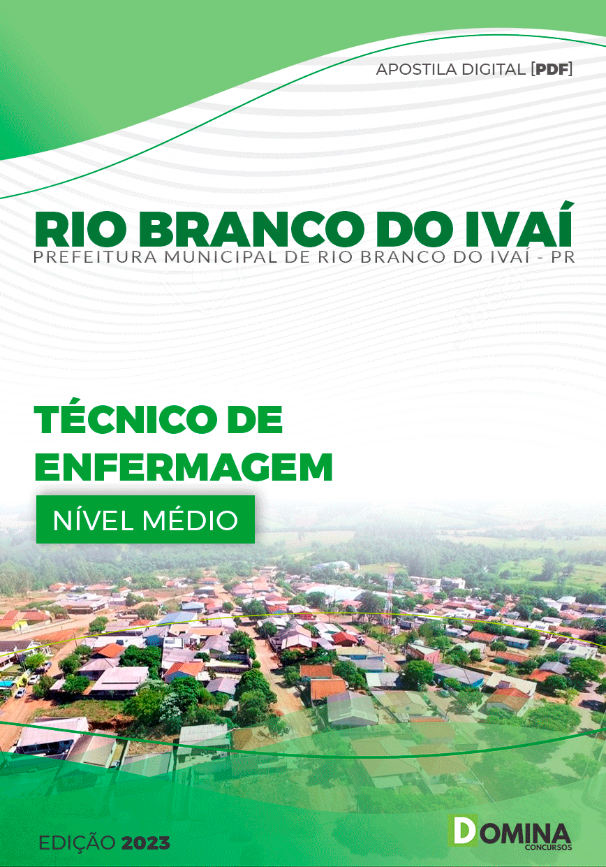 Apostila Pref Rio Branco do Ivaí PR 2023 Técnico de Enfermagem