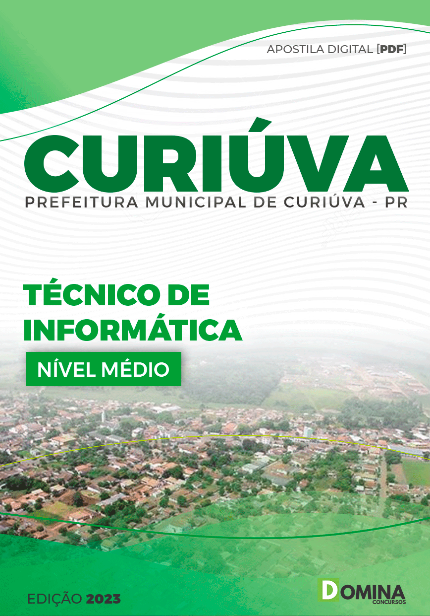 Apostila Concurso Pref Curiúva PR 2023 Técnico Informática