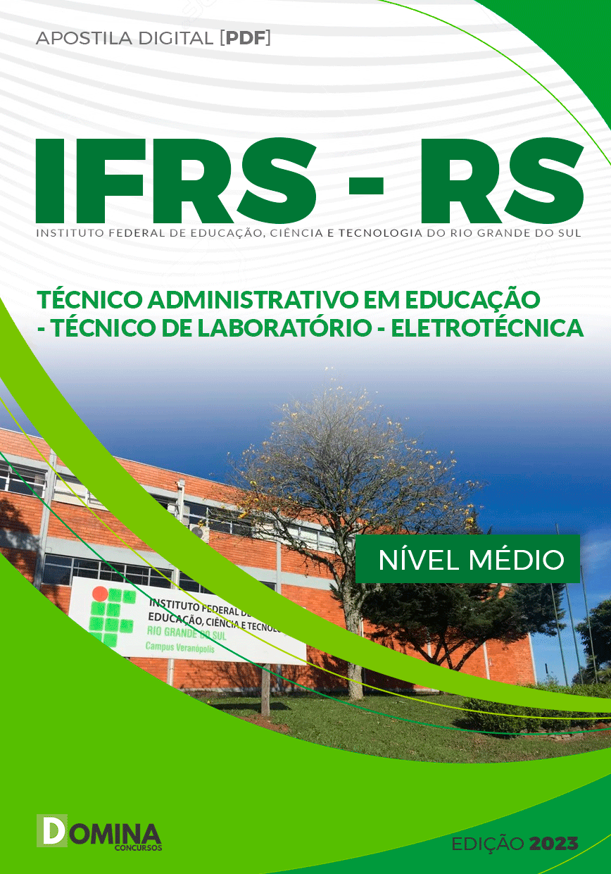 Apostila IFRS RS 2023 Técnico Laboratório Eletrotécnica