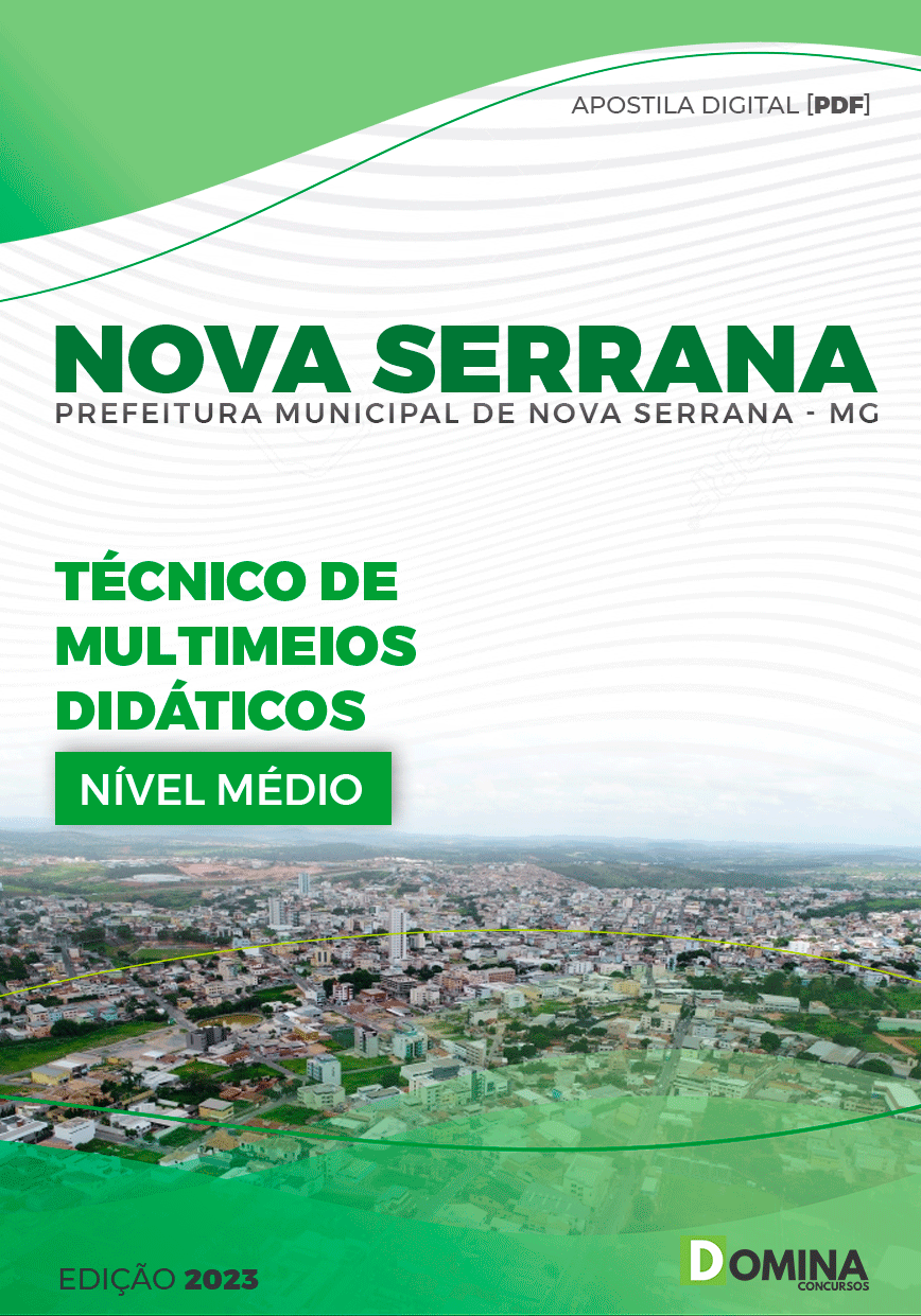 Apostila Pref Nova Serrana MG 2024 Técnico Multimeios Didáticos