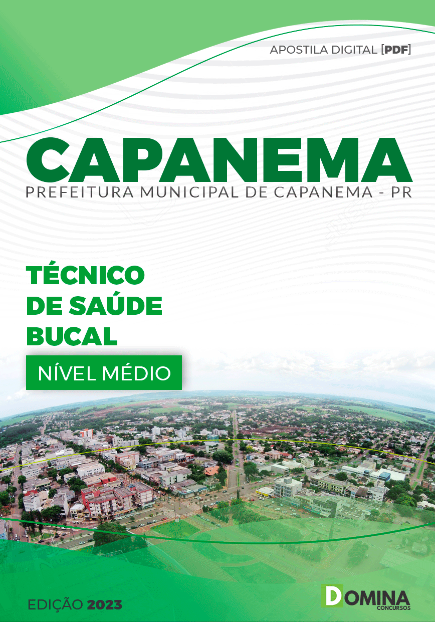 Apostila Pref Capanema PR 2023 Técnico de Saúde Bucal