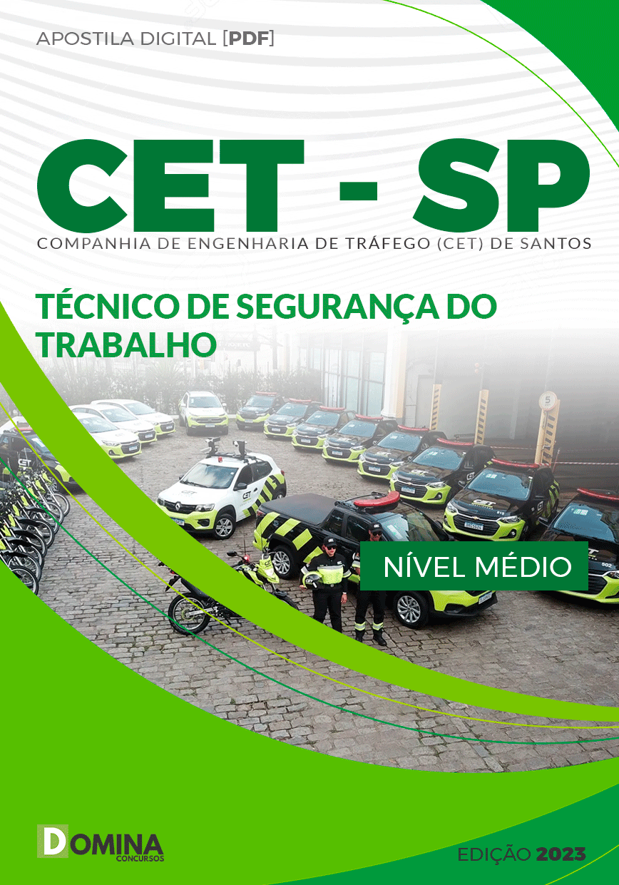 Apostila CET SANTOS SP 2023 Técnico Segurança Trabalho