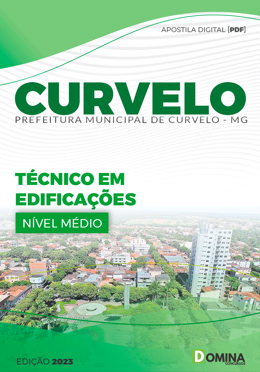 Apostila Concurso Pref Curvelo MG 2024 Técnico Edificações