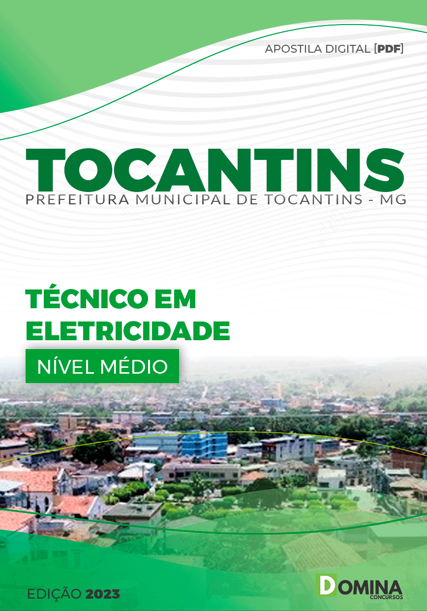 Apostila Concurso Pref Tocantins MG 2024 Técnico Eletricidade