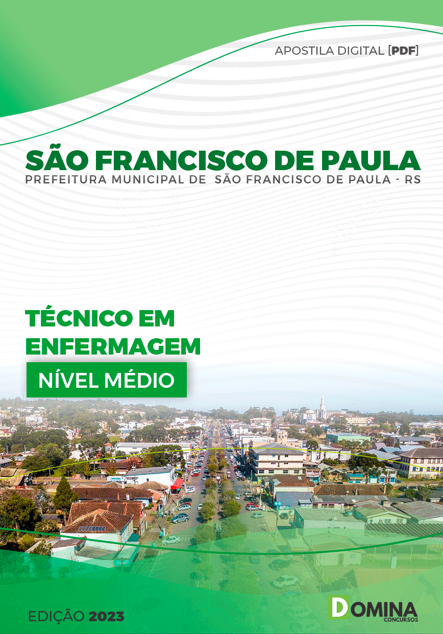Pref São Francisco Paula RS 2023 Técnico em Enfermagem