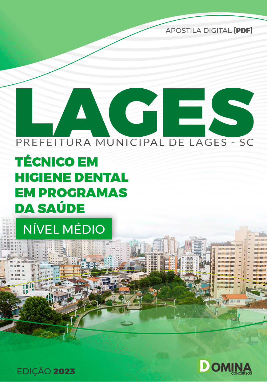 Apostila Pref Lages SC 2023 Técnico Higiene Dental Programa Saúde