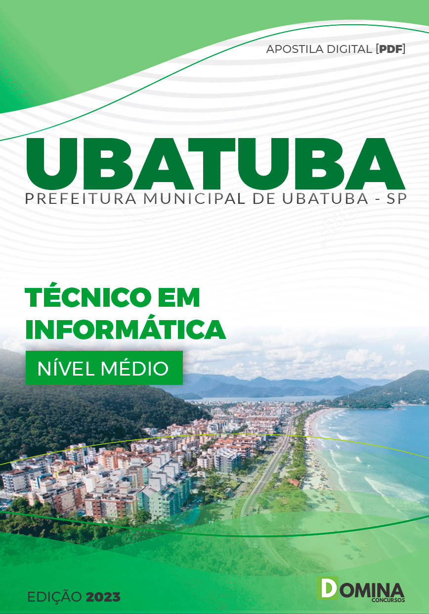 Apostila Concurso Pref Ubatuba SP 2023 Técnico Informática