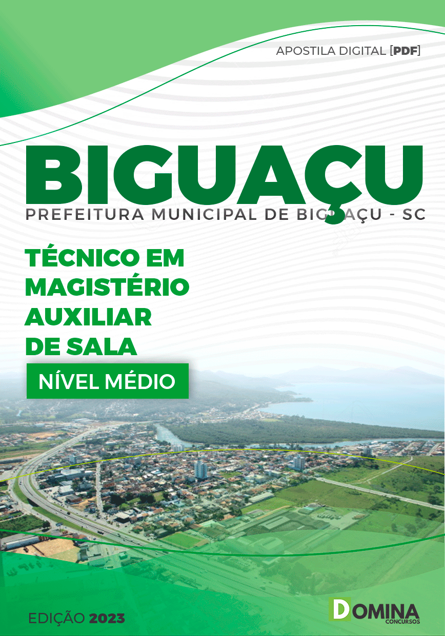 Apostila Pref Biguaçu SC 2023 Técnico Magistério Auxiliar Sala