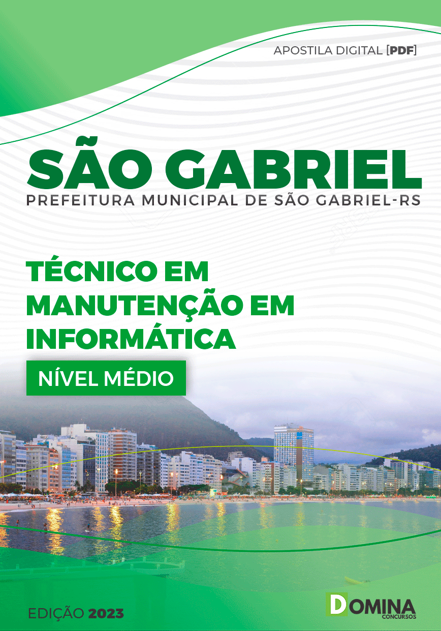 Pref São Gabriel RS 2023 Técnico em Manutenção em Informática