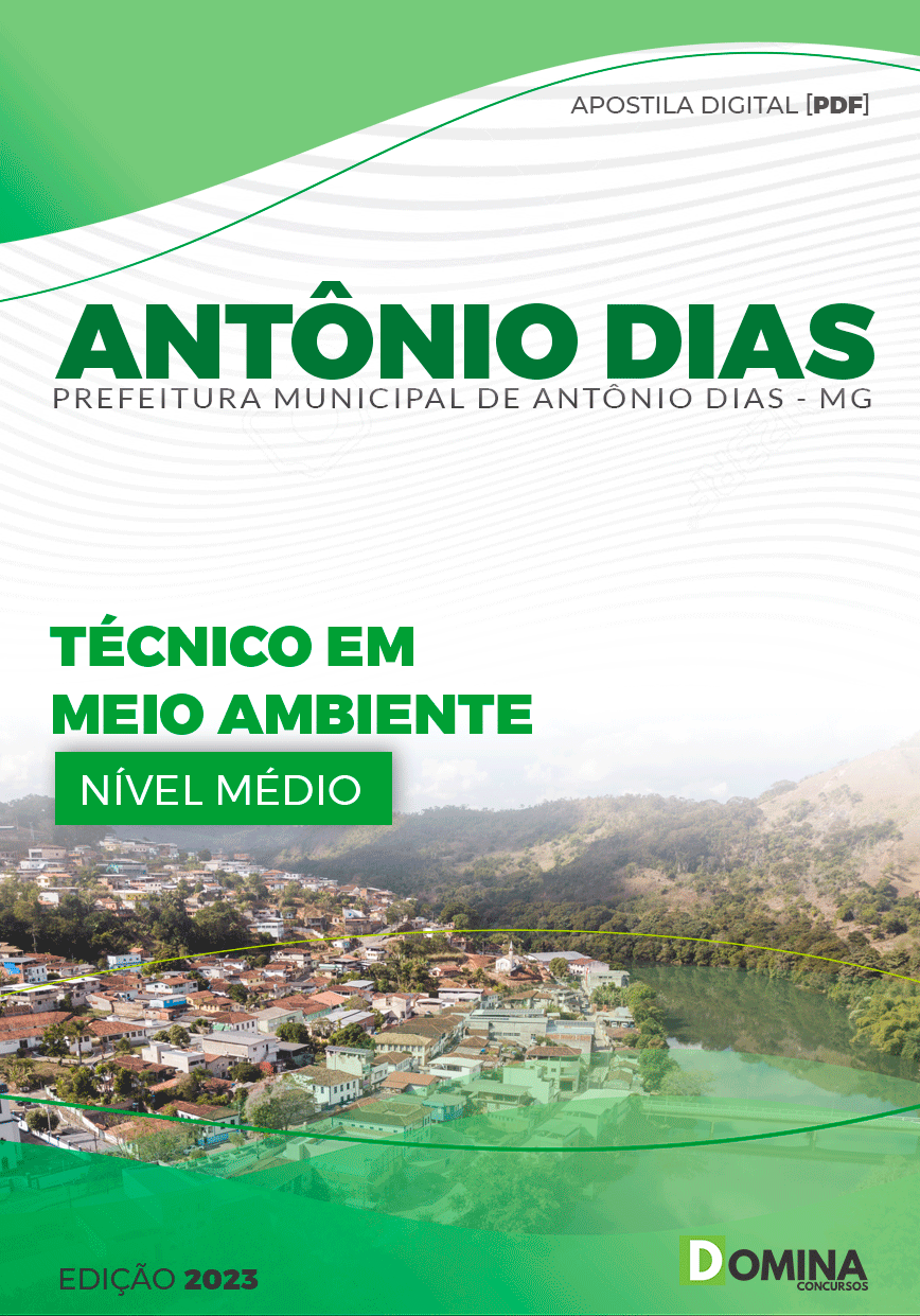 Apostila Pref Antônio Dias MG 2024 Técnico Meio Ambiente