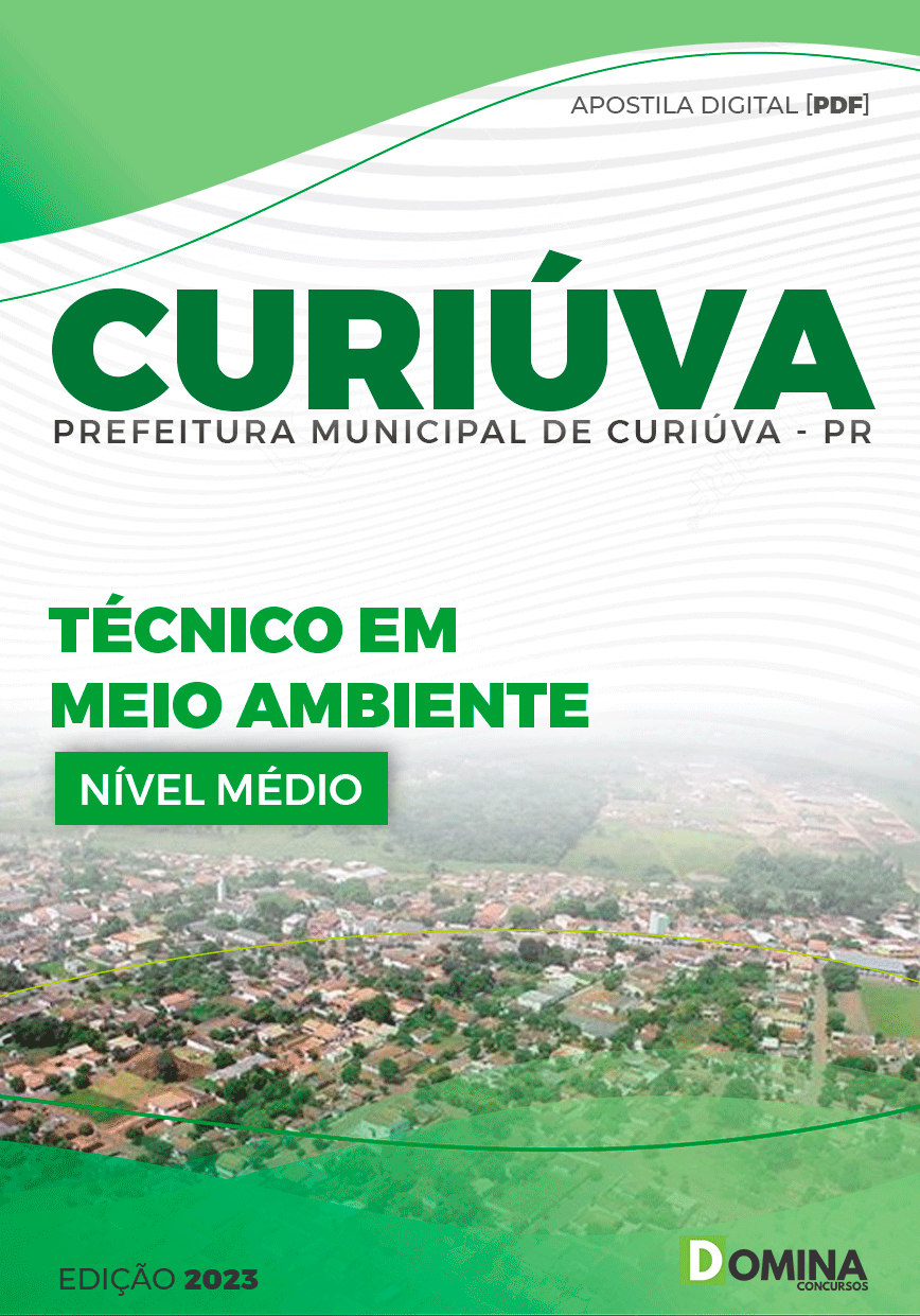 Apostila Concurso Pref Curiúva PR 2023 Técnico Meio Ambiente