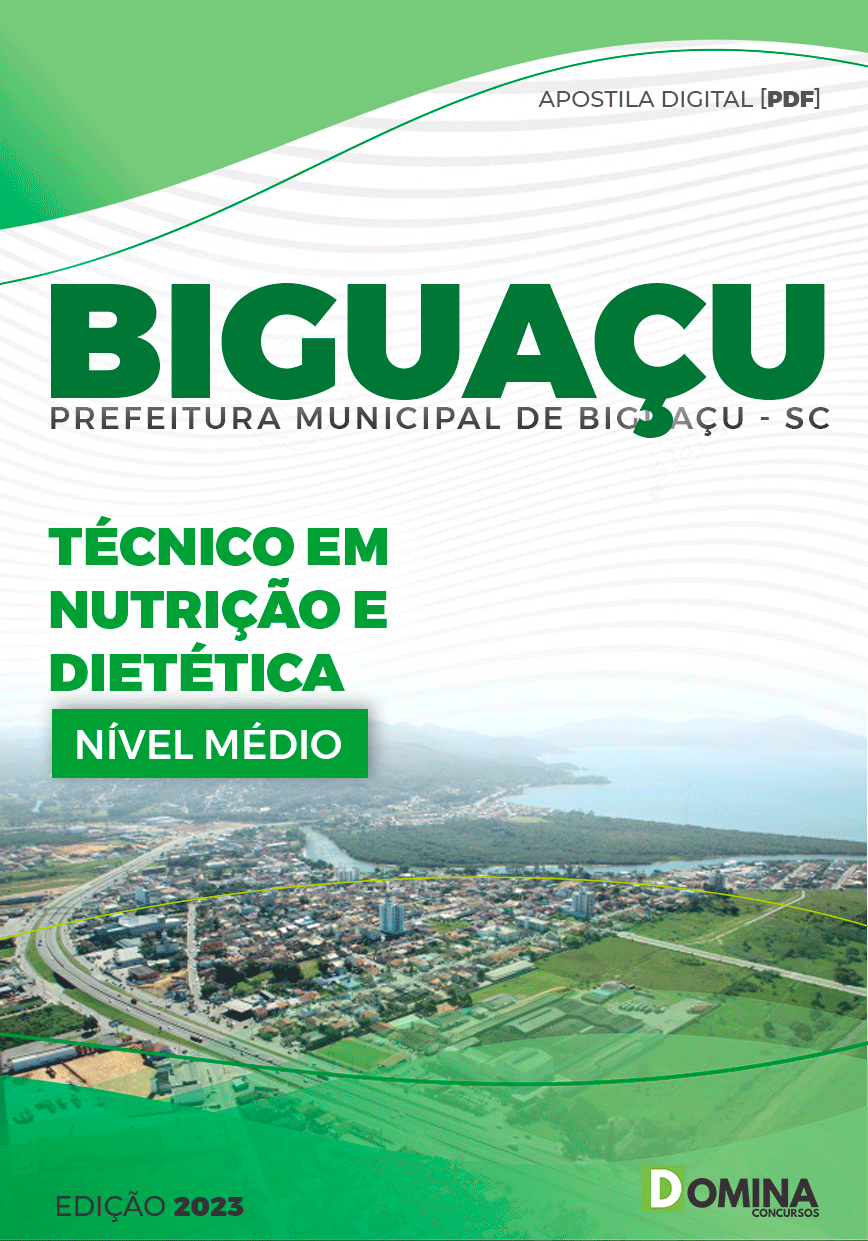 Apostila Pref Biguaçu SC 2023 Técnico Nutrição Dietética