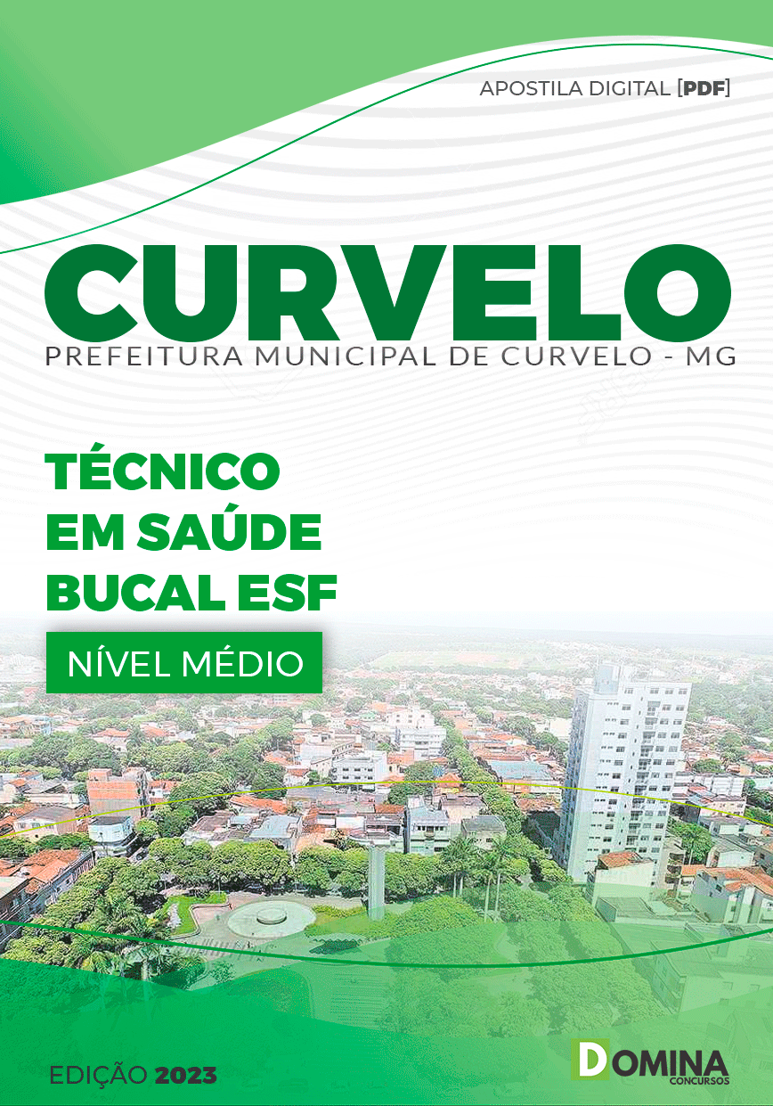 Apostila Concurso Pref Curvelo MG 2024 Técnico Saúde Bucal ESF