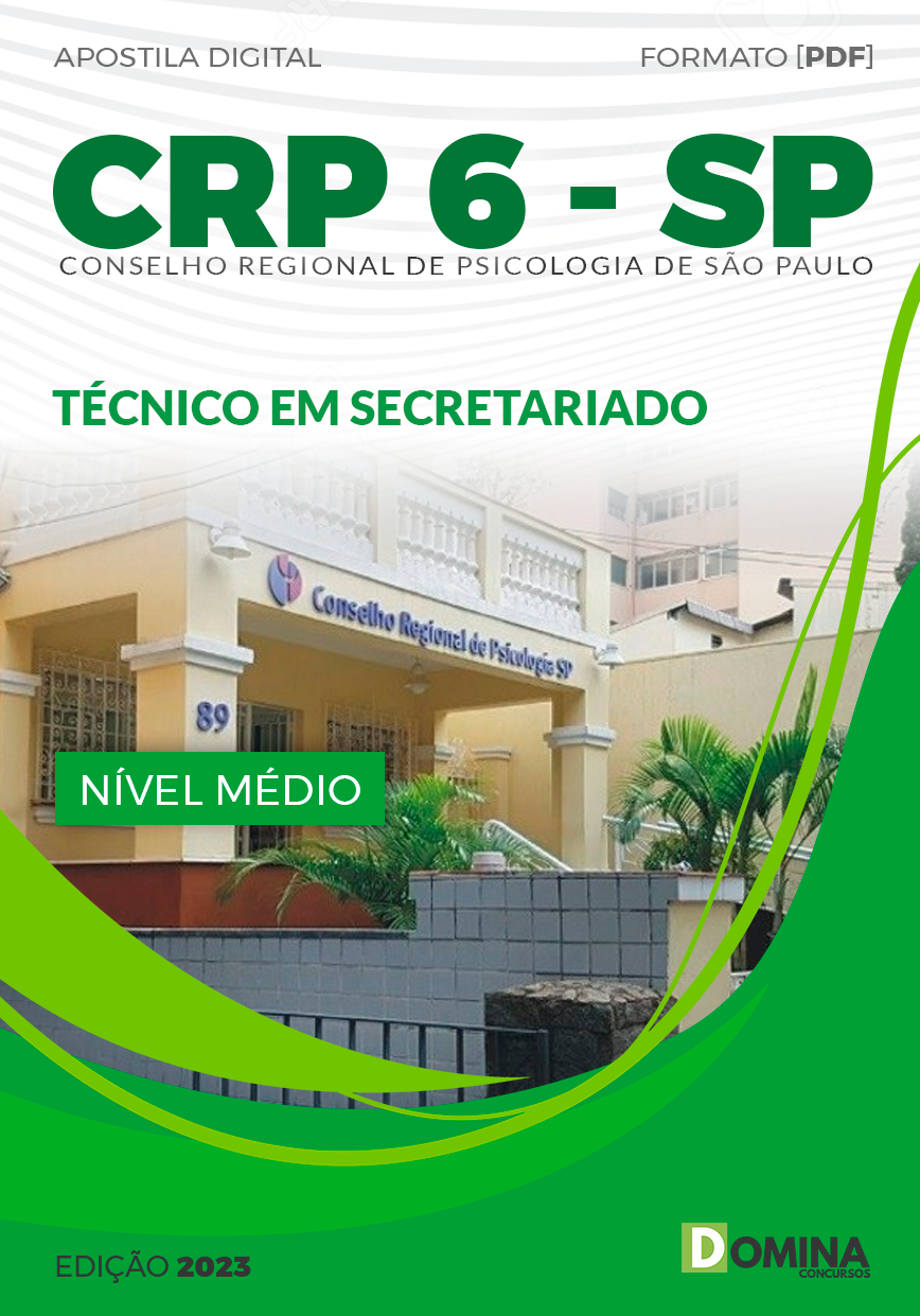 Apostila CRP 6ª Região SP 2023 Técnico em Secretariado