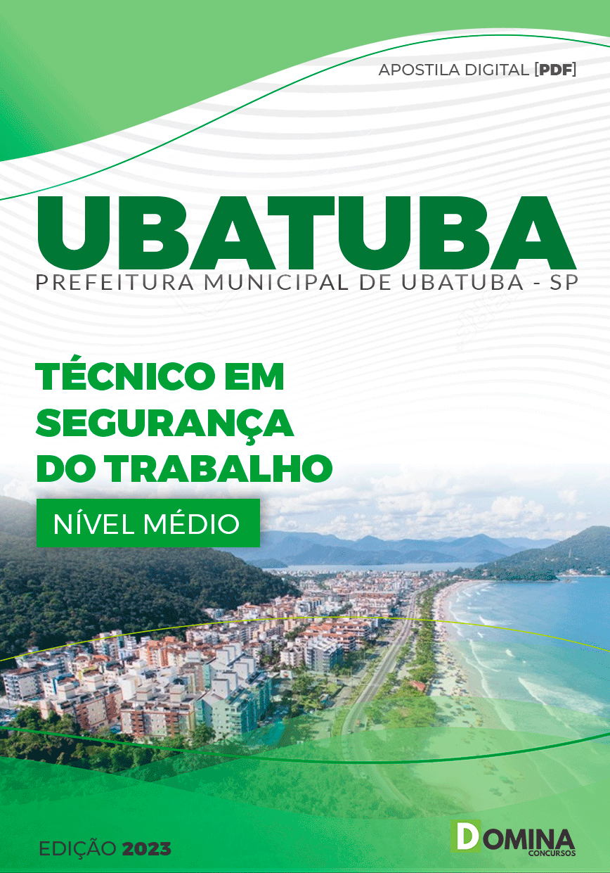 Apostila Pref Ubatuba SP 2023 Técnico Segurança Trabalho