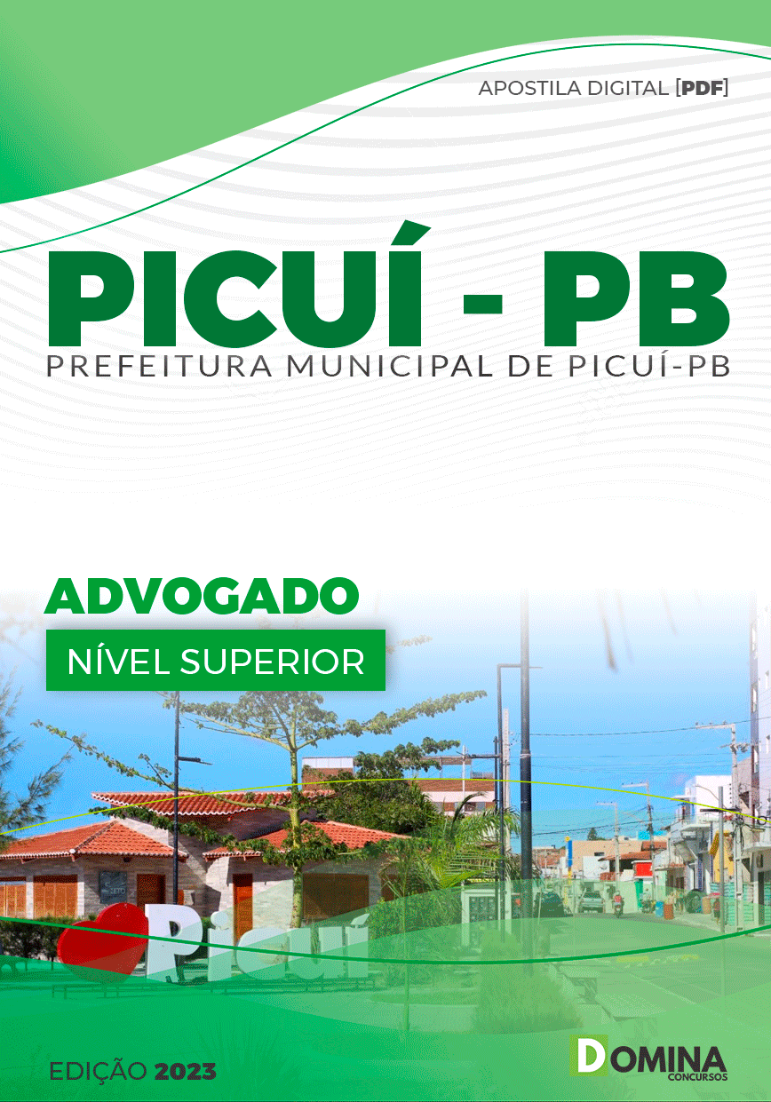 Apostila Pref Picuí PB 2023 Advogado
