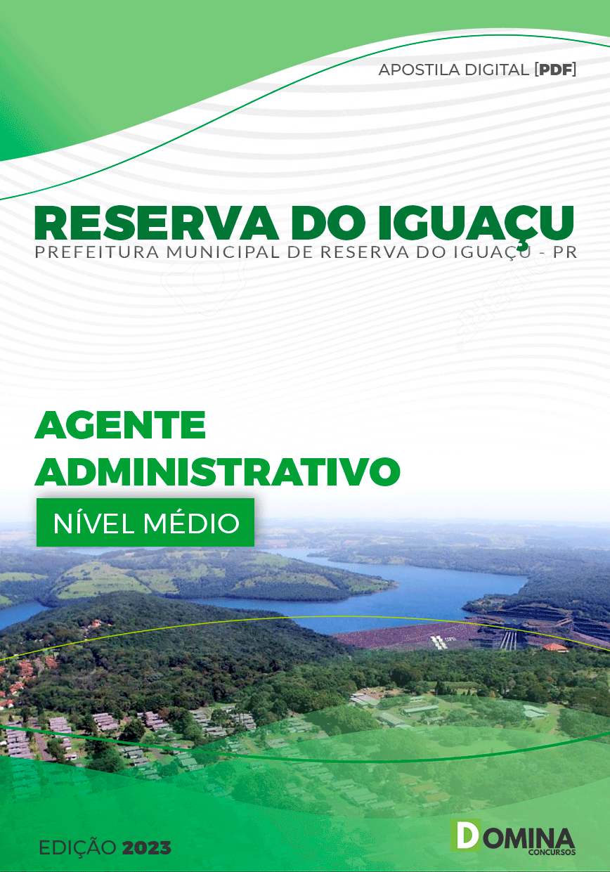 Apostila Pref Reserva do Iguaçu PR 2023 Agente Administrativo
