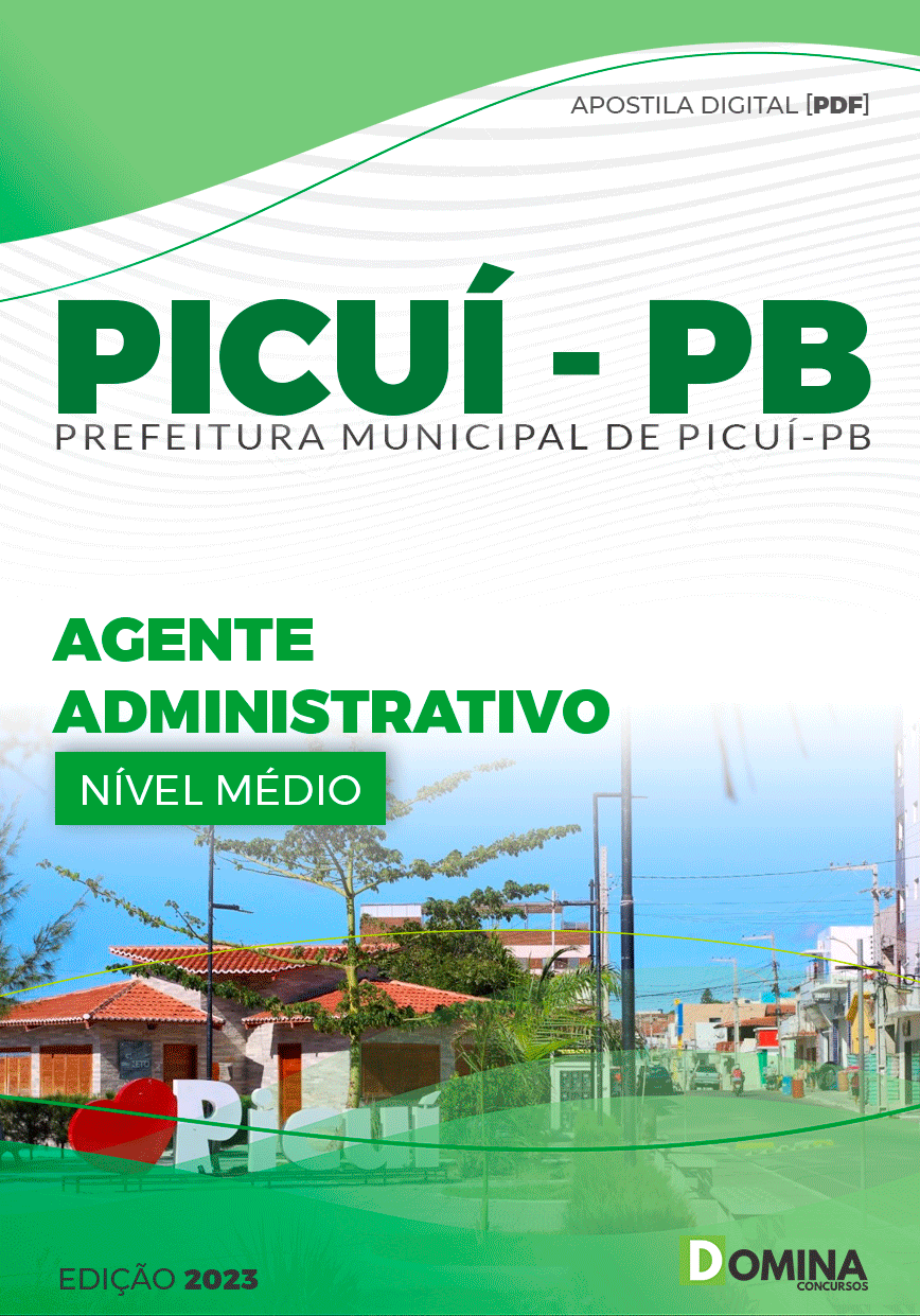 Apostila Pref Picuí PB 2023 Agente Administrativo