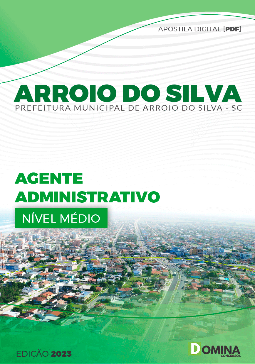 Apostila Pref Arroio do Silva SC 2023 Agente Administrativo