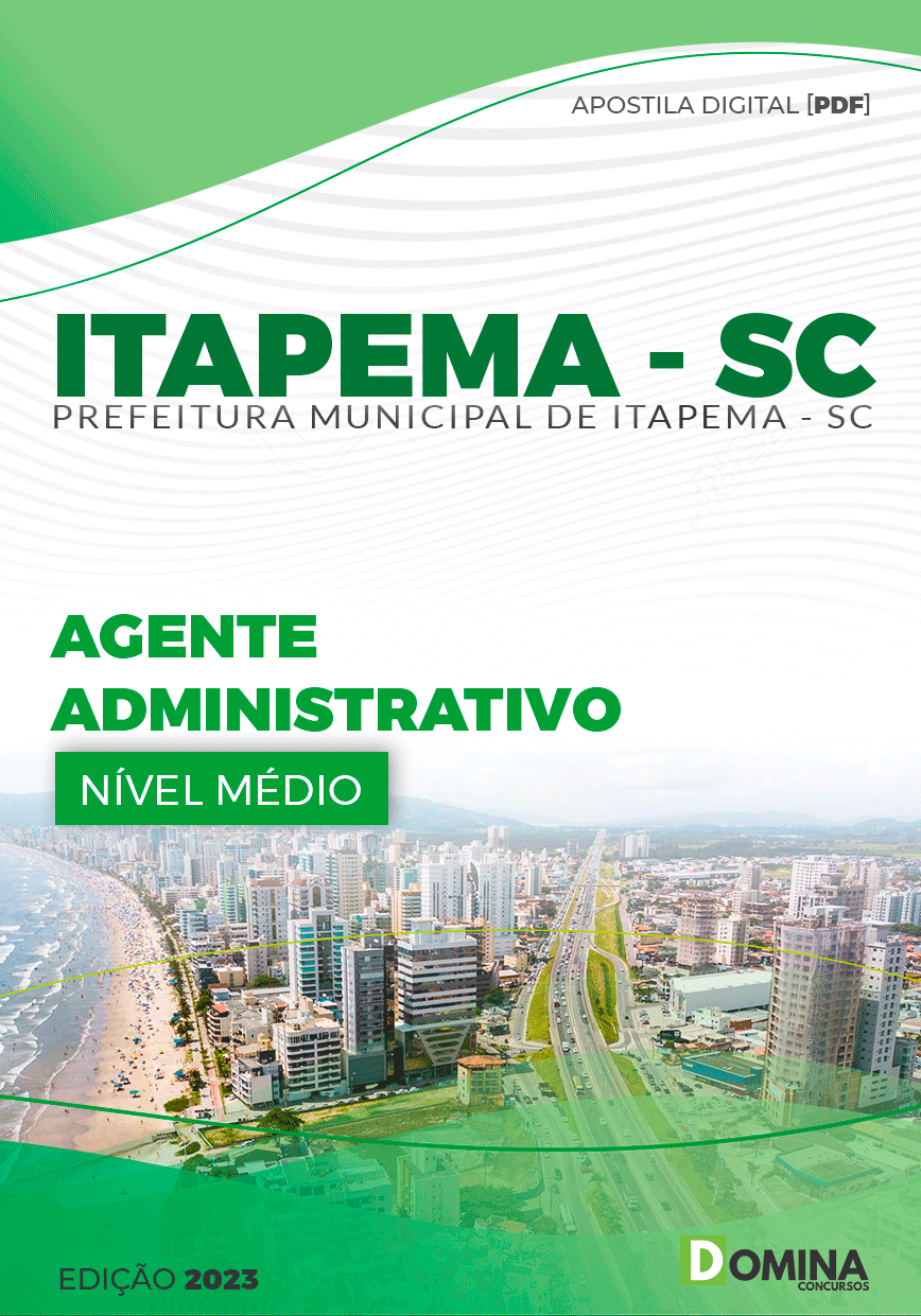 Apostila Pref Itapema SC 2023 Agente Administrativo