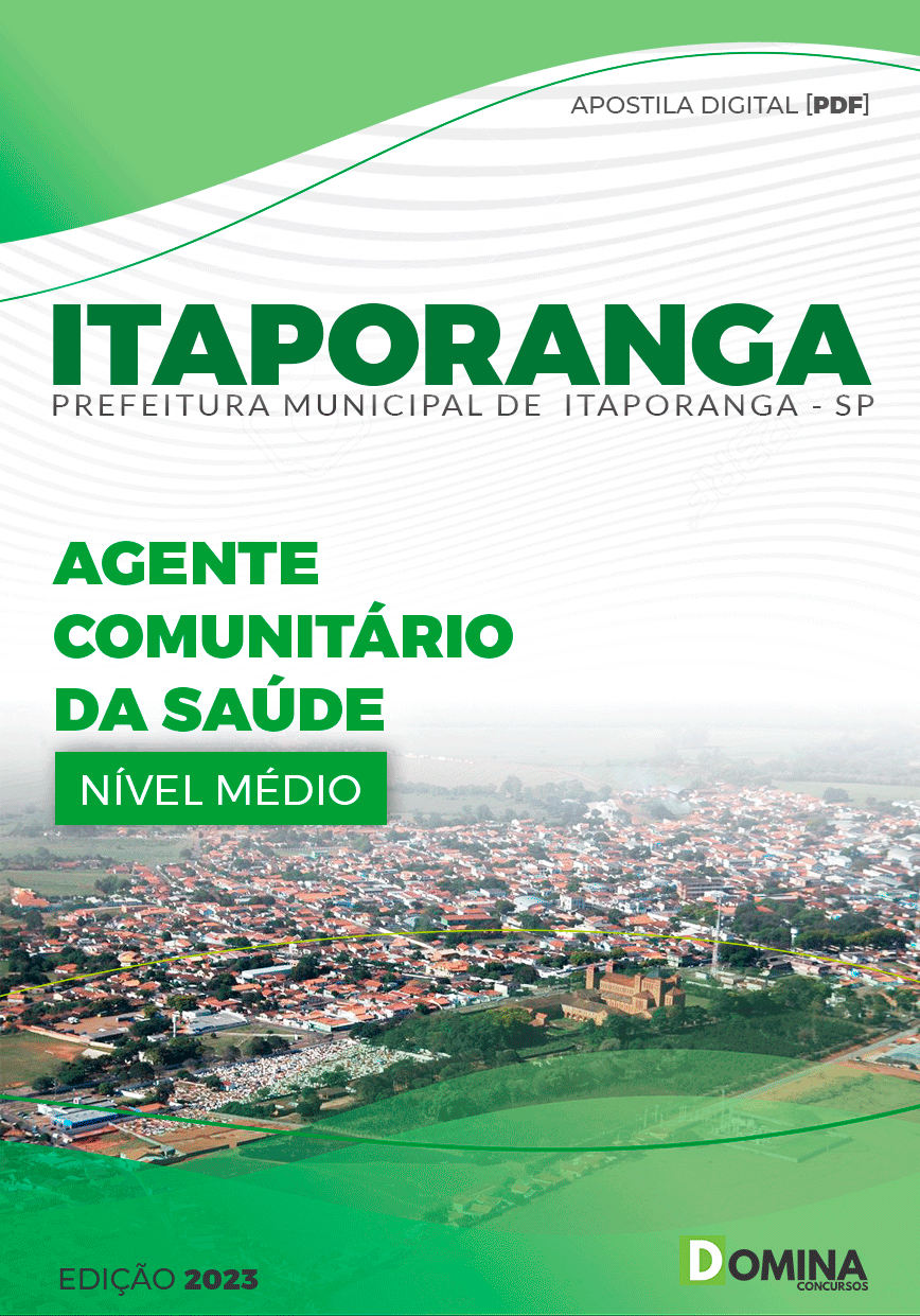 Apostila Pref Itaporanga SP 2024 Agente Comunitário Saúde