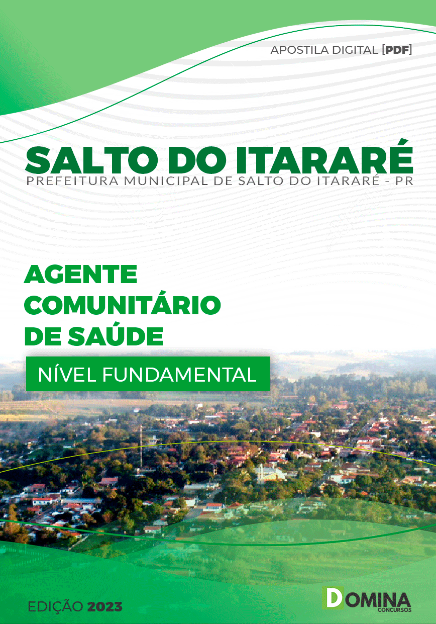 Apostila Pref Salto do Itararé PR 2023 Agente Comunitário Saúde