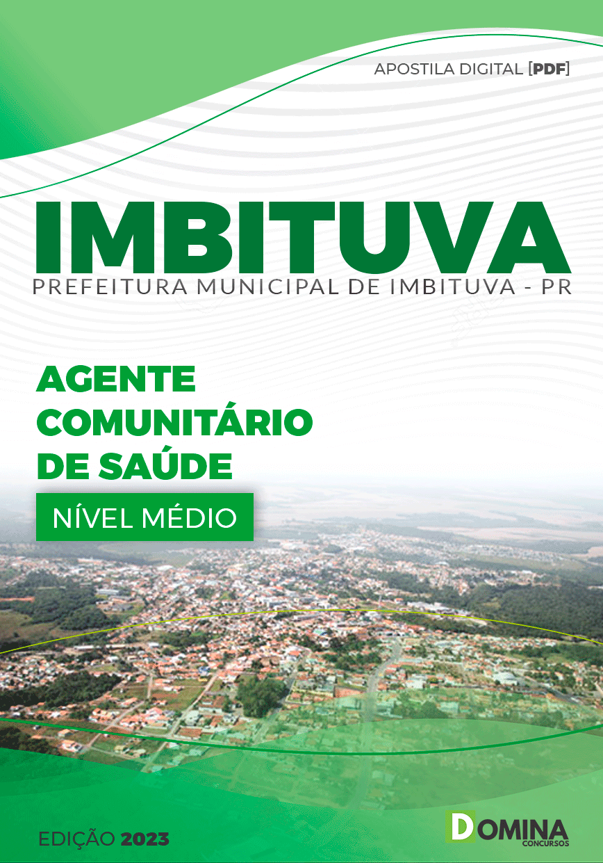 Apostila Prefeitura Imbituva PR 2023 Agente Comunitário Saúde