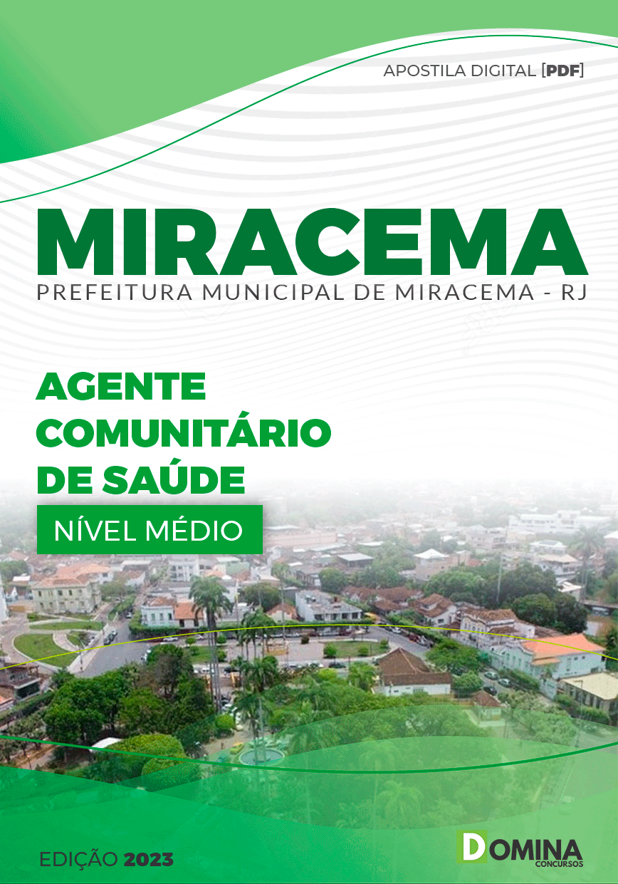 Apostila Pref Miracema RJ 2023 Agente Comunitário de Saúde
